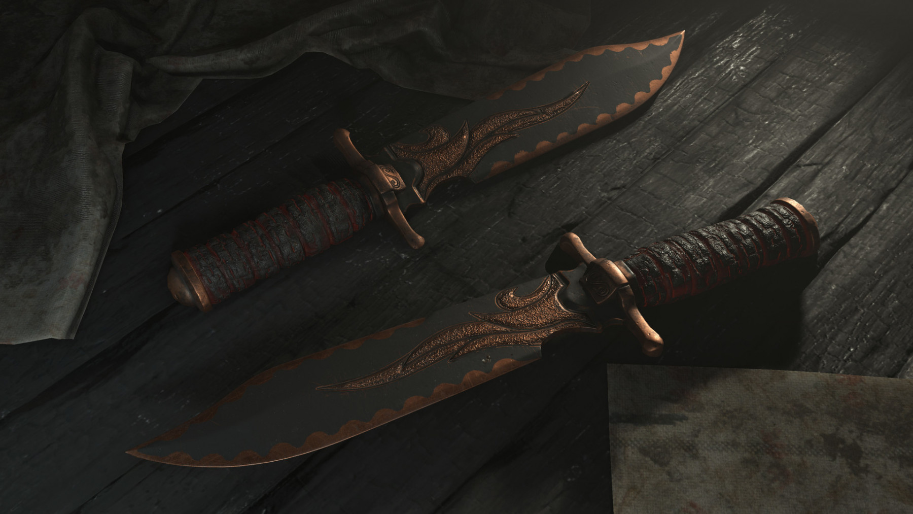 Легендарное оружие Algiers Phoenix (Heavy Knife) в игре Hunt: Showdown