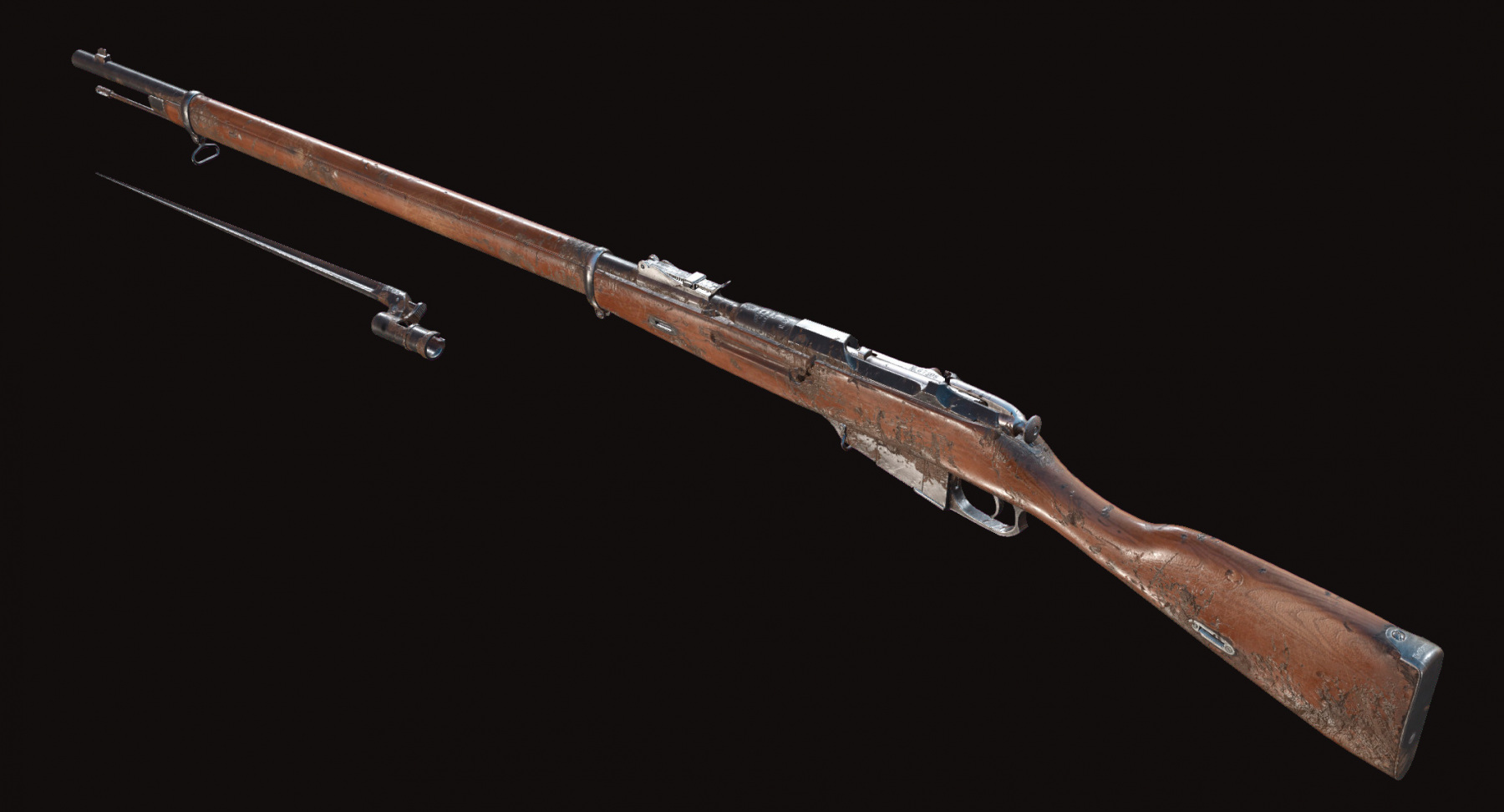 Винтовка Mosin-Nagant M1891 Bayonet в Hunt: Showdown