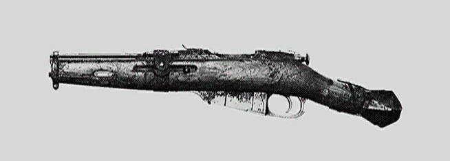 Винтовка Mosin-Nagant M1891 Obrez Mace в Hunt: Showdown. Изображение из "Книги оружия"