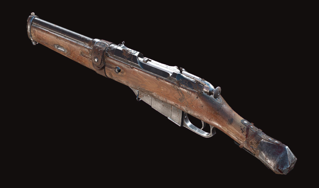 Винтовка Mosin-Nagant M1891 Obrez Mace в Hunt: Showdown