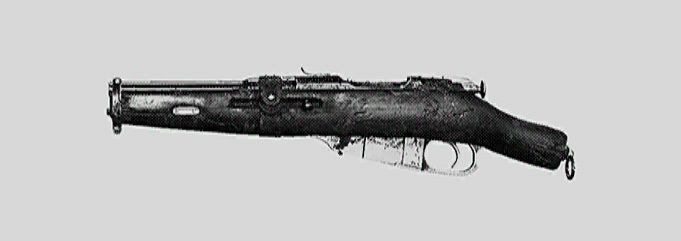 Винтовка Mosin-Nagant M1891 Obrez в Hunt: Showdown. Изображение из "Книги оружия"