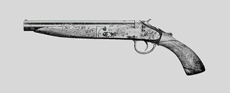 Дробовик Romero 77 Handcannon в Hunt: Showdown. Изображение из "Книги оружия"