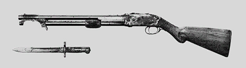 Дробовик Specter 1882 Bayonet в Hunt: Showdown. Изображение из "Книги оружия"