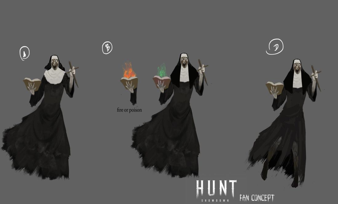 Фанатский вариант босса для Hunt: Showdown - The Nun (The Forgotten Daughter)