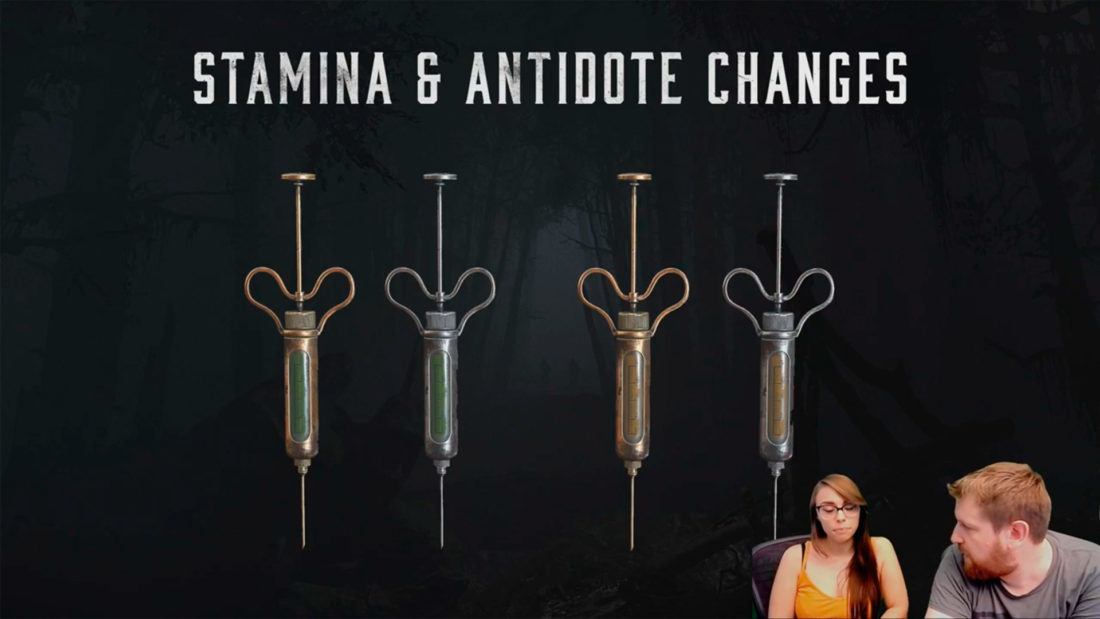 Изменение работы Stamina Shot и Antidote Shot