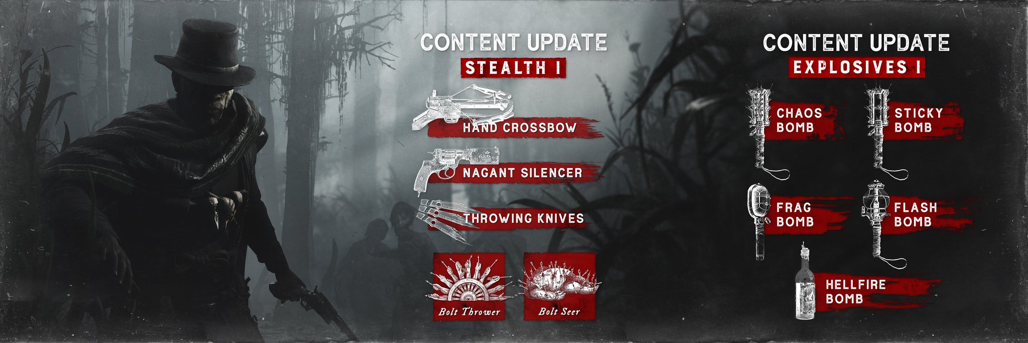 На XBOX доступны два контентных обновления игры Hunt: Showdown