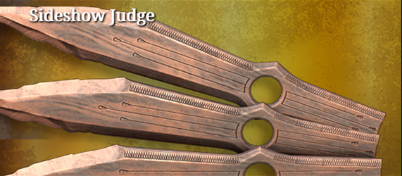 Легендарное оружие Sideshow Judge (метательные ножи)