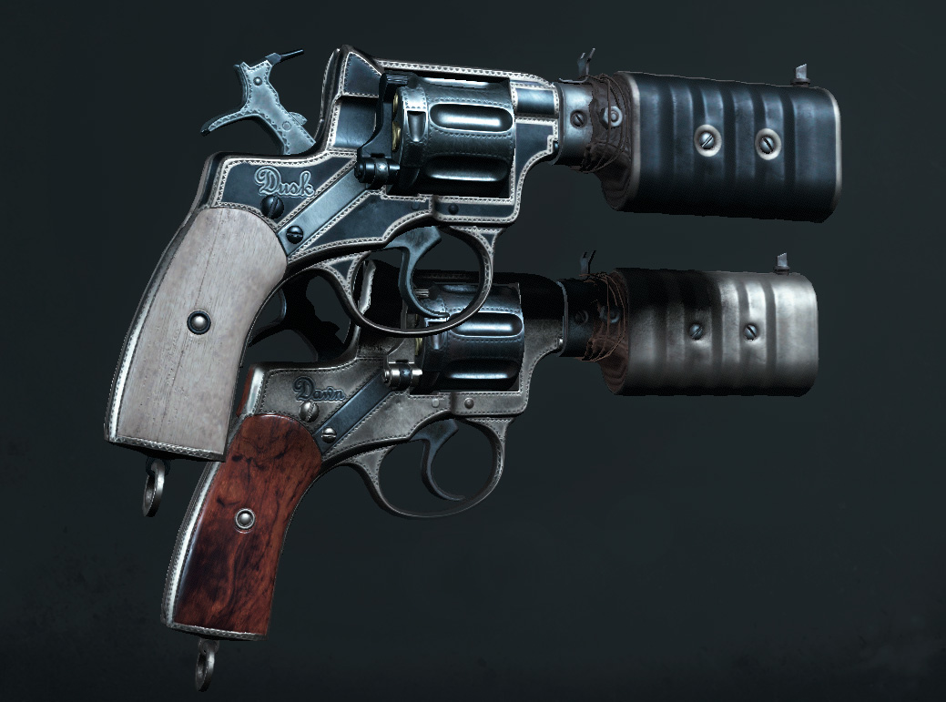 Легендарное оружие Dusk and Dawn (Nagant M1895 Silencer) в Hunt: Showdown