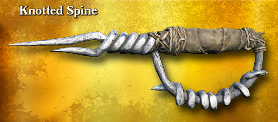 Легендарное оружие Knotted Spine (Knuckle Knife)