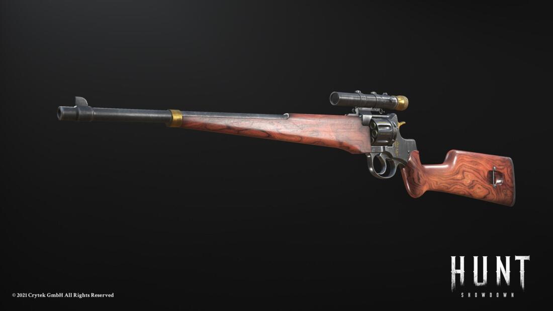 Легендарное оружие Sniper’s Gift (Nagant M1895 Officer Carbine Deadeye) в игре Hunt: Showdown
